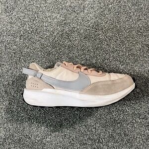 Nike Waffle One Summit White Gray Pink Women’s Running Shoes Size 7 DH9523-603